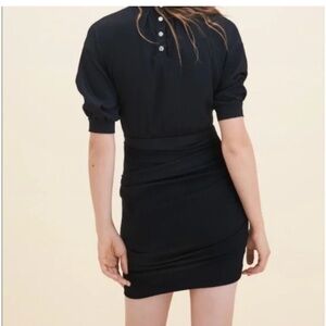 EUC Maje Roxia Draped Crepe Dress